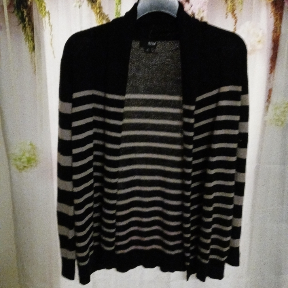 A.N.A. Striped Knit Cardigan